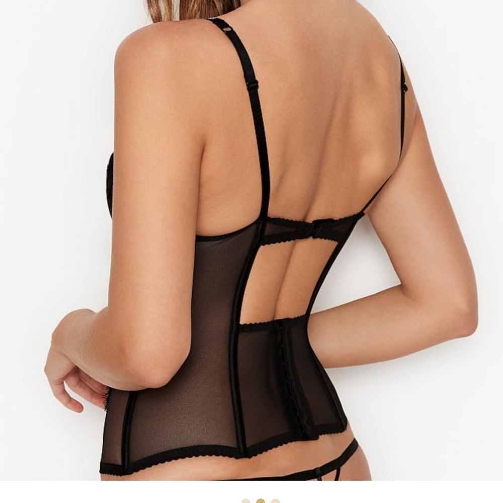Victoria's Secret Very Sexy Shine Strap Corset🖤💕 - Picture 2 of 12